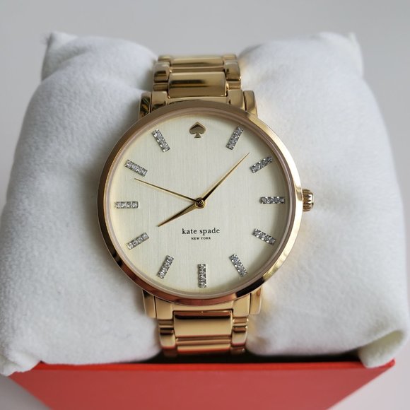 Kate Spade Yellow Gold Gramercy Bracelet Watch - Picture 2 of 12